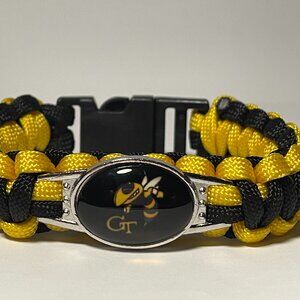 Georgia Tech Yellow Jackets NCAA Paracord Bracelet NEW